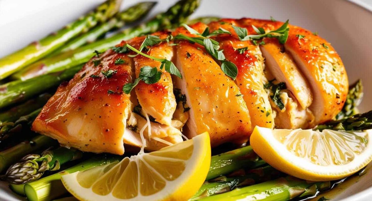A mouthwatering stuffed chicken breast wrapped in crispy bacon – perfect for keto dinners.

