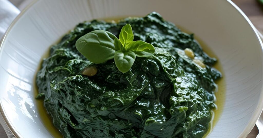 spinach sauce ready in minutes